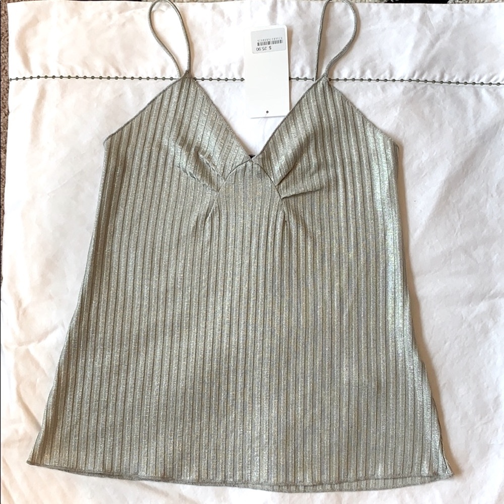 *NWT* Zara Silver top